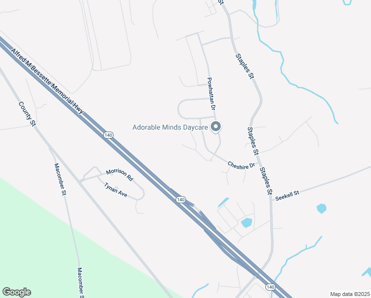 map of restaurants, bars, coffee shops, grocery stores, and more near 6 Bear Paw Trail in Taunton