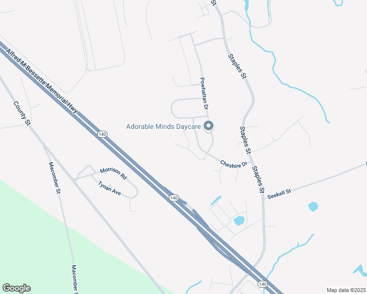 map of restaurants, bars, coffee shops, grocery stores, and more near 6 Bear Paw Trail in Taunton