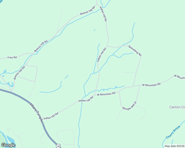 map of restaurants, bars, coffee shops, grocery stores, and more near 88 Indian Hill Road in Canton