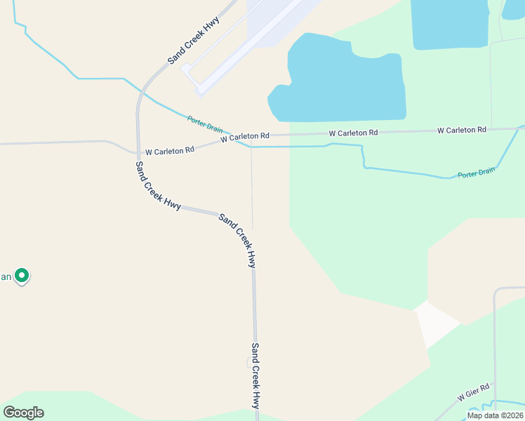 map of restaurants, bars, coffee shops, grocery stores, and more near 4271 Bennett Court in Adrian