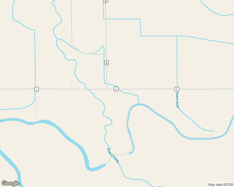 map of restaurants, bars, coffee shops, grocery stores, and more near 80141 County Road L in Morrill