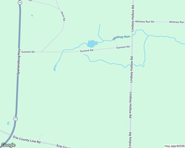 map of restaurants, bars, coffee shops, grocery stores, and more near 14155 Summit Road in Corry