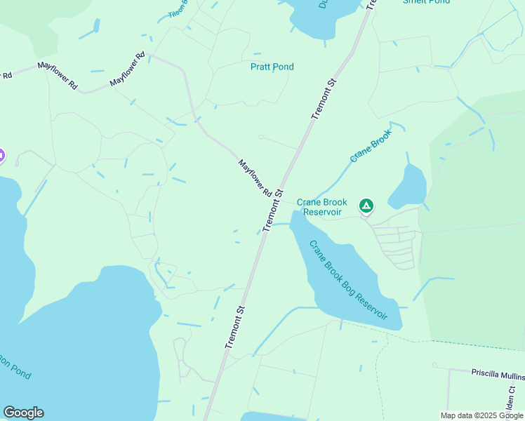 map of restaurants, bars, coffee shops, grocery stores, and more near 159 Tremont Street in Carver