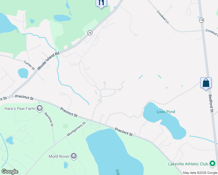 map of restaurants, bars, coffee shops, grocery stores, and more near 13 Bunker Lane in Lakeville