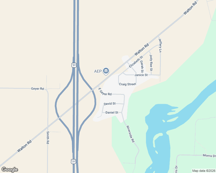 map of restaurants, bars, coffee shops, grocery stores, and more near 2825 East Geyer Road in Niles