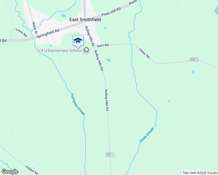 map of restaurants, bars, coffee shops, grocery stores, and more near 3268 Rolling Hills Road in Ulster