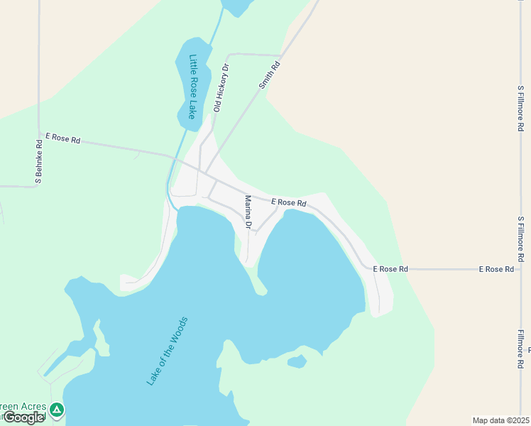 map of restaurants, bars, coffee shops, grocery stores, and more near 386 Cottagers Lane in Coldwater