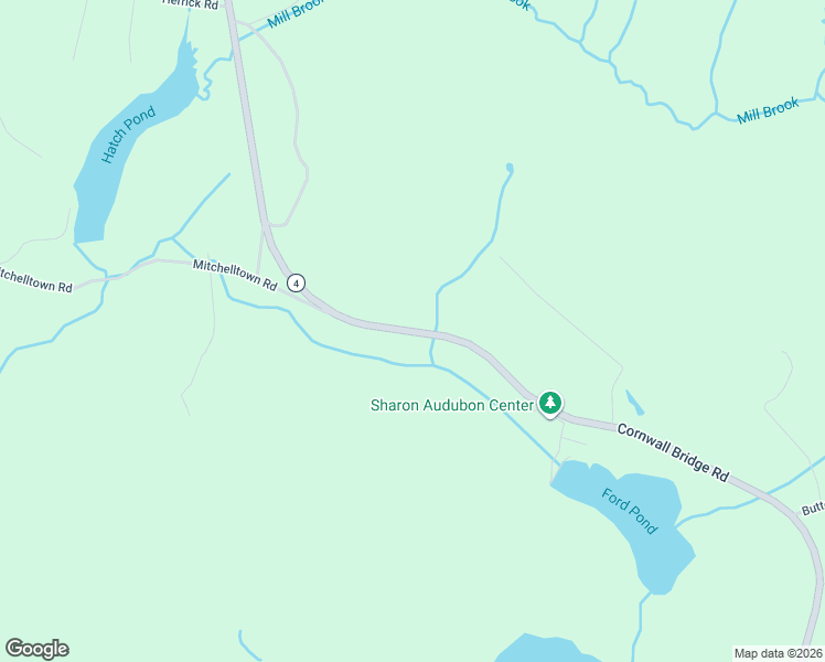 map of restaurants, bars, coffee shops, grocery stores, and more near 312-334 Cornwall Bridge Rd in Sharon