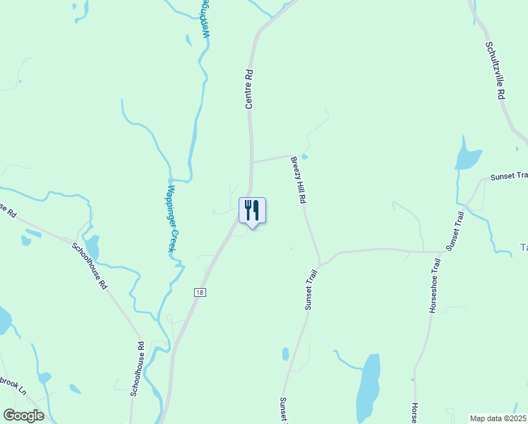 map of restaurants, bars, coffee shops, grocery stores, and more near 828 Centre Road in Staatsburg