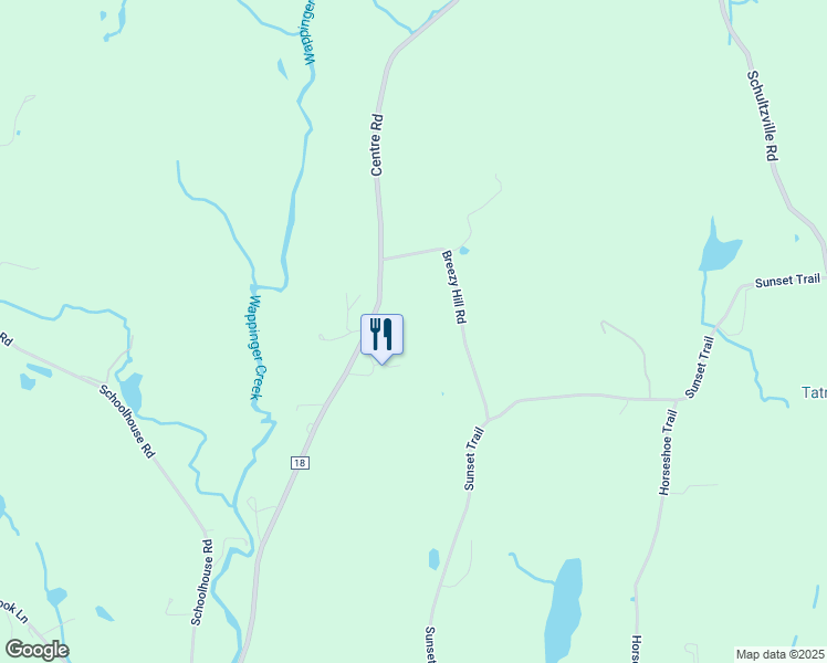 map of restaurants, bars, coffee shops, grocery stores, and more near 828 Centre Road in Staatsburg