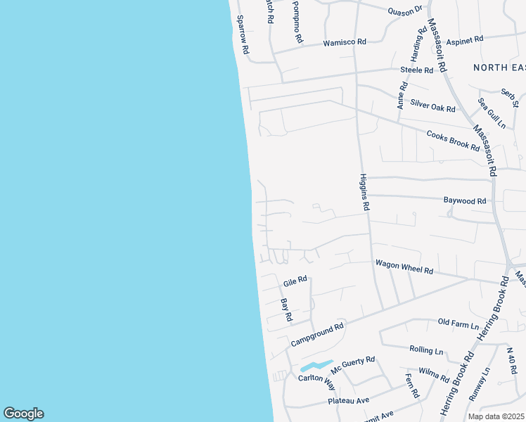 map of restaurants, bars, coffee shops, grocery stores, and more near 445 Turnip Field Road in Eastham