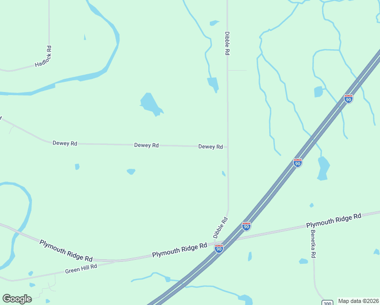 map of restaurants, bars, coffee shops, grocery stores, and more near 2404 Dewey Road in Ashtabula
