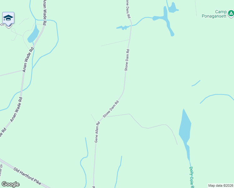 map of restaurants, bars, coffee shops, grocery stores, and more near 157 Stone Dam Road in Glocester