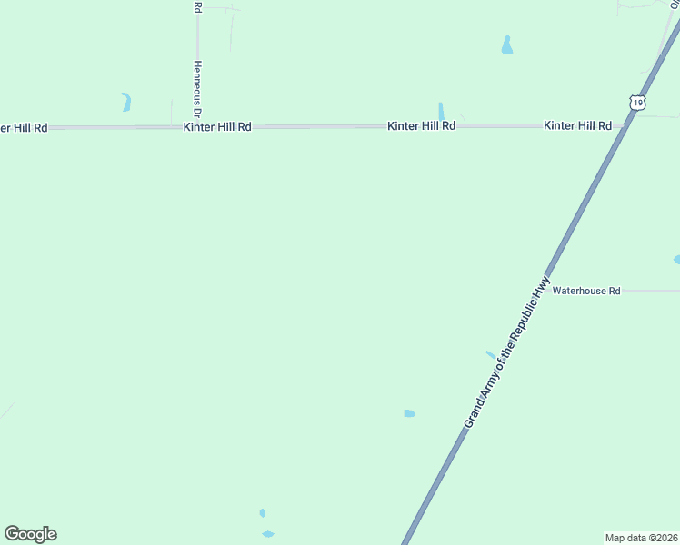 map of restaurants, bars, coffee shops, grocery stores, and more near 759 Kinter Hill Road in Cambridge Springs