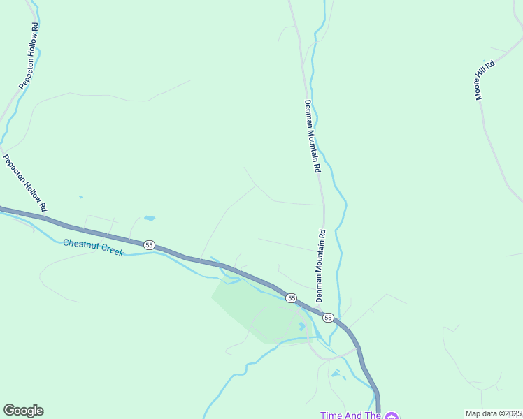 map of restaurants, bars, coffee shops, grocery stores, and more near 8184 State Route 55 in Grahamsville
