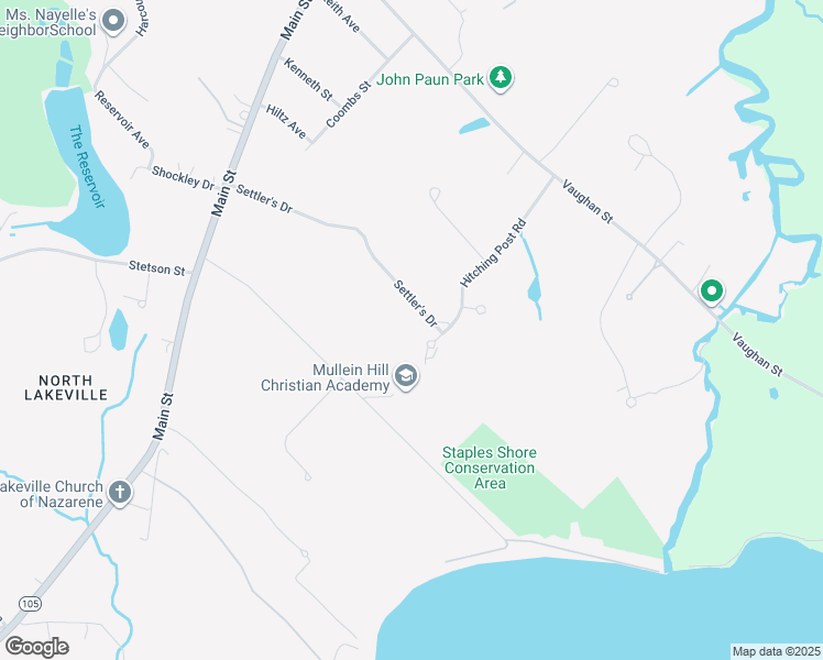 map of restaurants, bars, coffee shops, grocery stores, and more near 14 Hitching Post Road in Lakeville
