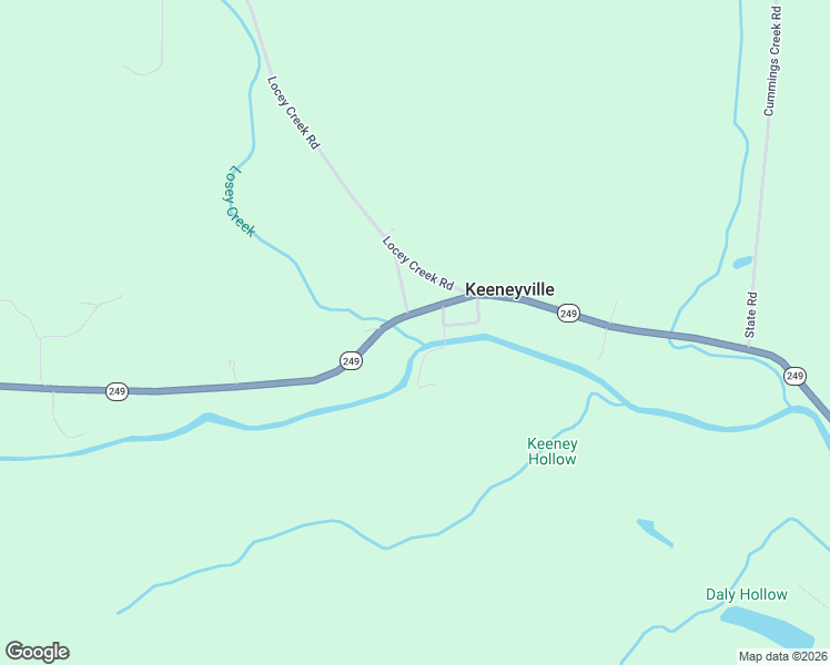 map of restaurants, bars, coffee shops, grocery stores, and more near 1104 Pennsylvania 249 in Middlebury Center