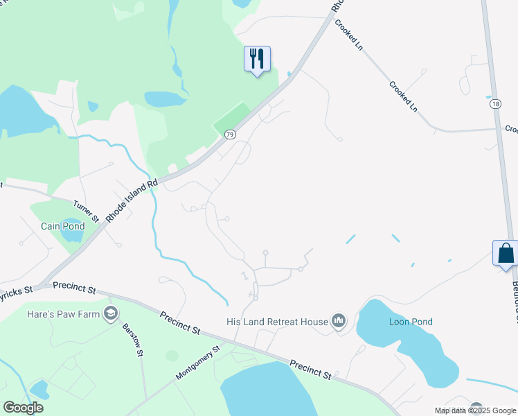 map of restaurants, bars, coffee shops, grocery stores, and more near 22 Eagle Way in Lakeville