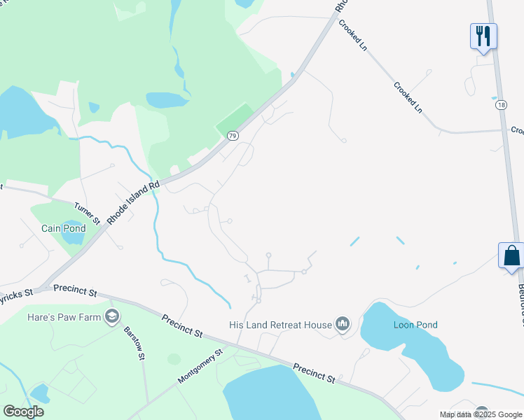 map of restaurants, bars, coffee shops, grocery stores, and more near 22 Eagle Way in Lakeville