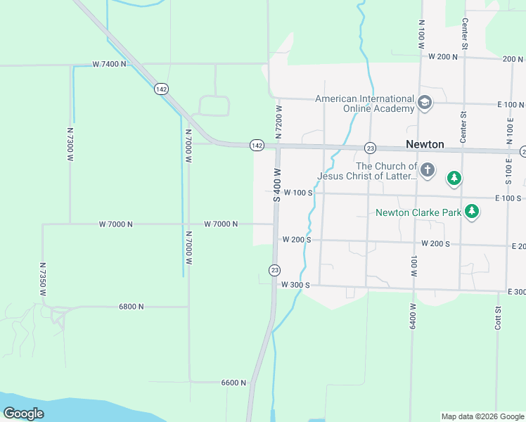 map of restaurants, bars, coffee shops, grocery stores, and more near 145 South 400 West in Newton