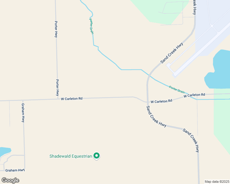 map of restaurants, bars, coffee shops, grocery stores, and more near 3594 West Carleton Road in Adrian