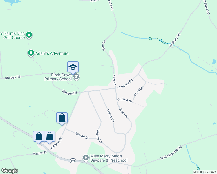 map of restaurants, bars, coffee shops, grocery stores, and more near 11 Kate Lane in Tolland