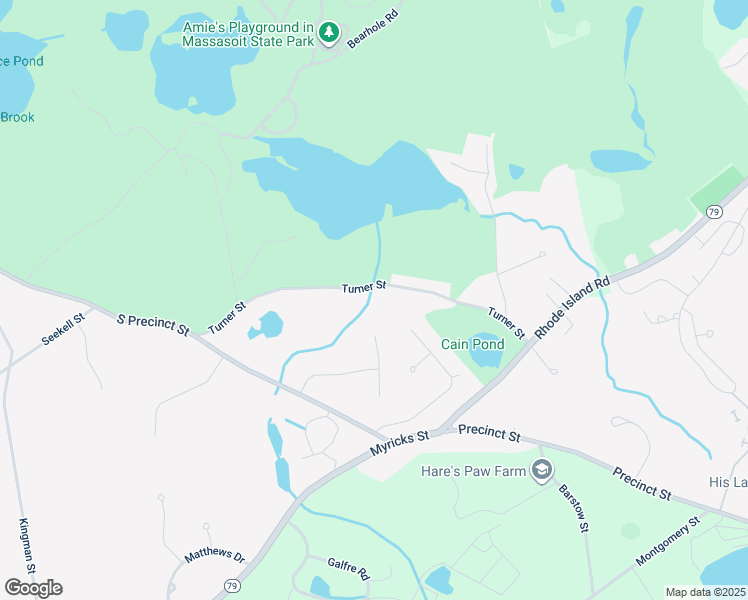 map of restaurants, bars, coffee shops, grocery stores, and more near 48 Turner Street in Taunton