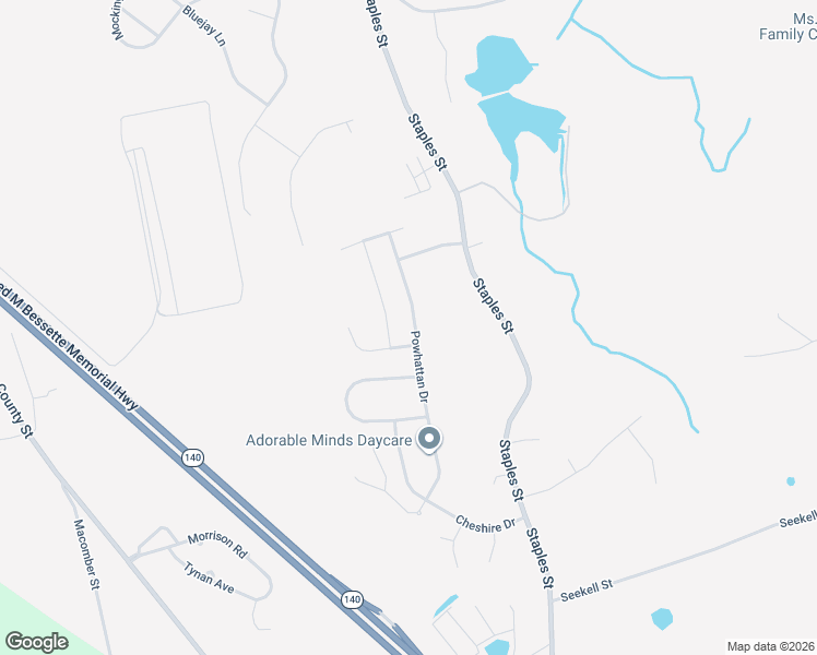 map of restaurants, bars, coffee shops, grocery stores, and more near 95 Powhattan Drive in Taunton