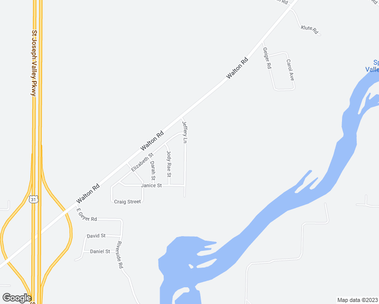 map of restaurants, bars, coffee shops, grocery stores, and more near 2421 Jeffery Lane in Niles