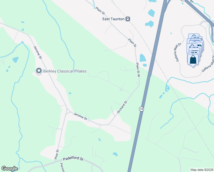 map of restaurants, bars, coffee shops, grocery stores, and more near 16 Carlos Estates Drive in Berkley