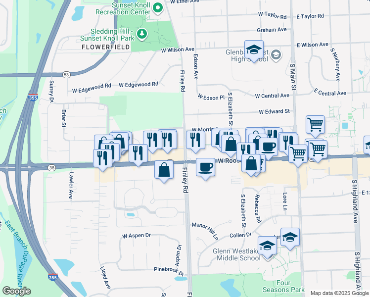 Glen Ellyn Illinois Map Saint James Place, Glen Ellyn Il - Walk Score