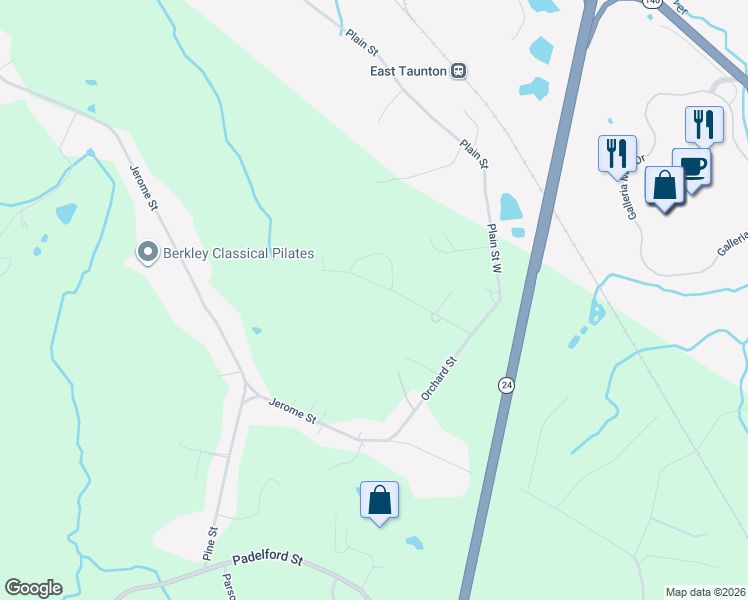 map of restaurants, bars, coffee shops, grocery stores, and more near 16 Carlos Estates Dr in Berkley
