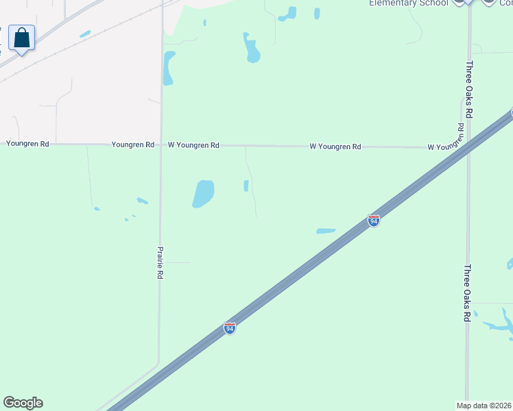 map of restaurants, bars, coffee shops, grocery stores, and more near 14299 Wildwood Lane in Berrien County