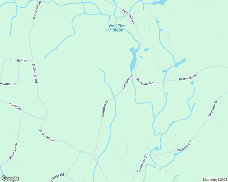 map of restaurants, bars, coffee shops, grocery stores, and more near 14 Danforth Street in Rehoboth