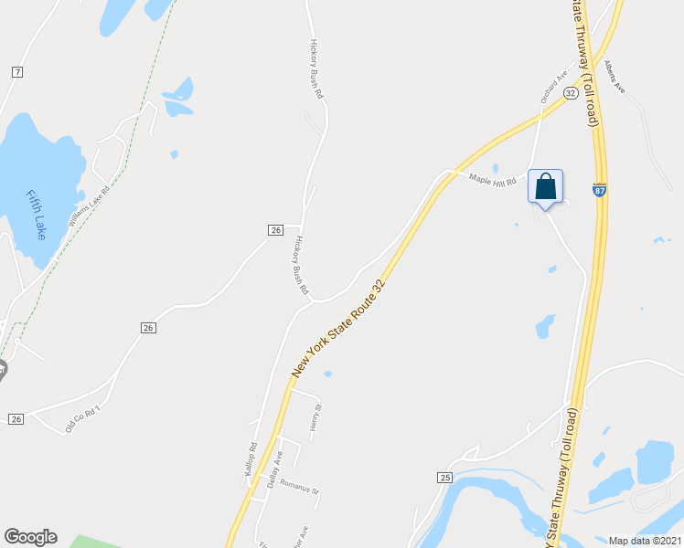 map of restaurants, bars, coffee shops, grocery stores, and more near 161 Kallop Road in Kingston