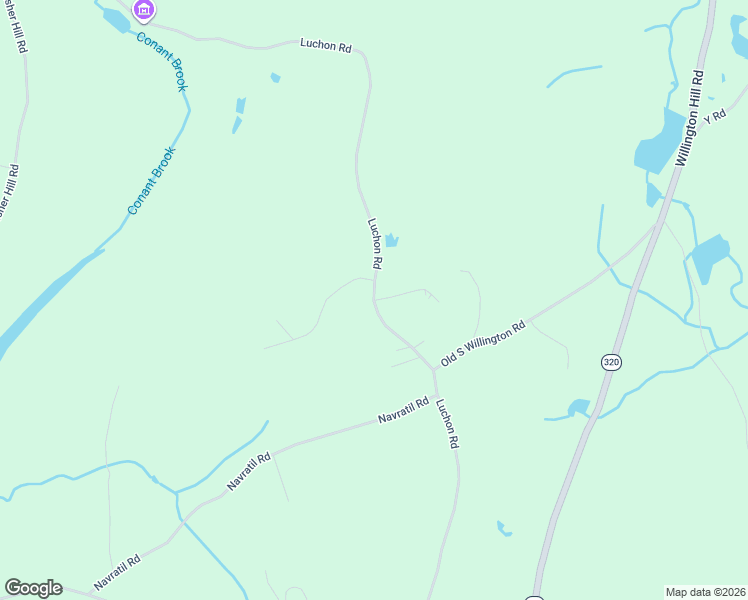 map of restaurants, bars, coffee shops, grocery stores, and more near 100 Luchon Road in Willington
