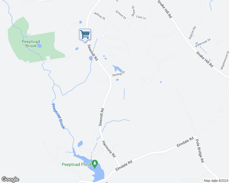 map of restaurants, bars, coffee shops, grocery stores, and more near 440 Sawmill Road in Glocester