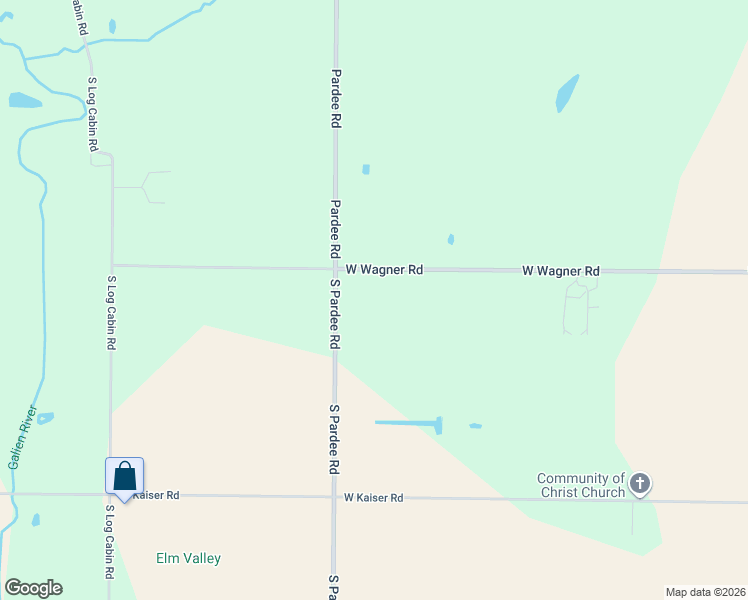 map of restaurants, bars, coffee shops, grocery stores, and more near 3262 West Wagner Road in Buchanan