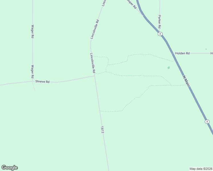 map of restaurants, bars, coffee shops, grocery stores, and more near 17051 Lincolnville Road in Union City