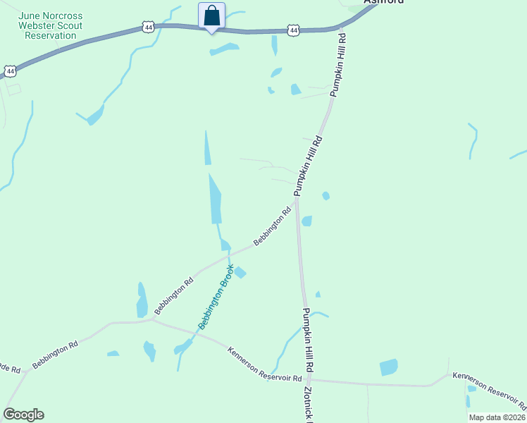 map of restaurants, bars, coffee shops, grocery stores, and more near 24 Bebbington Road in Ashford