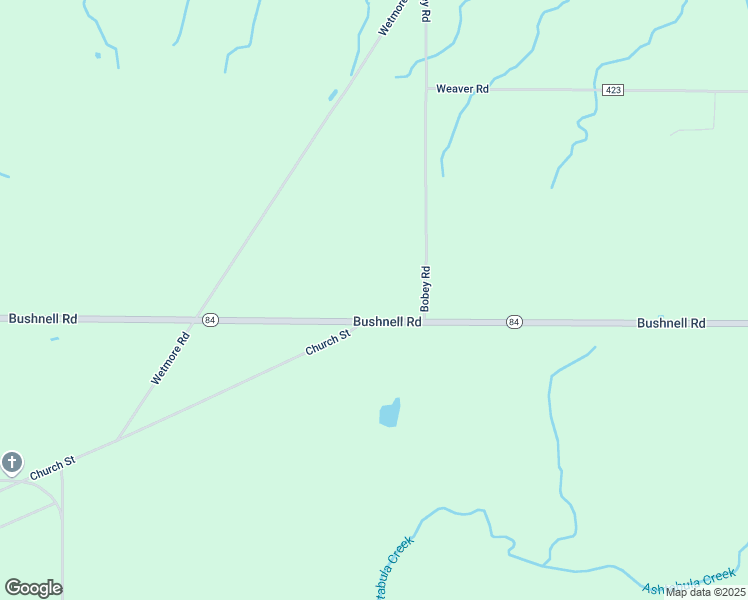 map of restaurants, bars, coffee shops, grocery stores, and more near 5169 Bushnell Road in Conneaut