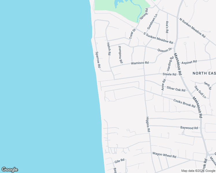map of restaurants, bars, coffee shops, grocery stores, and more near 235 Pierce Road in Eastham