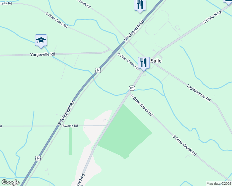 map of restaurants, bars, coffee shops, grocery stores, and more near in La Salle