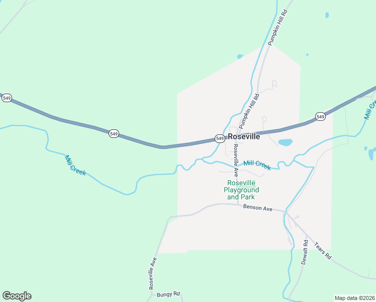 map of restaurants, bars, coffee shops, grocery stores, and more near 3989 Pennsylvania 549 in Mansfield