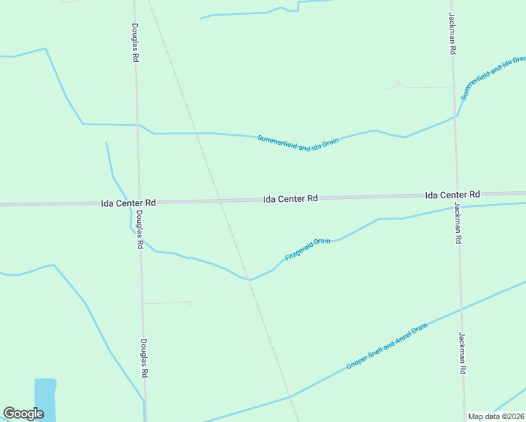 map of restaurants, bars, coffee shops, grocery stores, and more near 12395 Ida Center Road in Ida