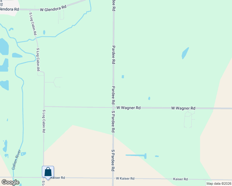 map of restaurants, bars, coffee shops, grocery stores, and more near 14021 Pardee Road in Buchanan
