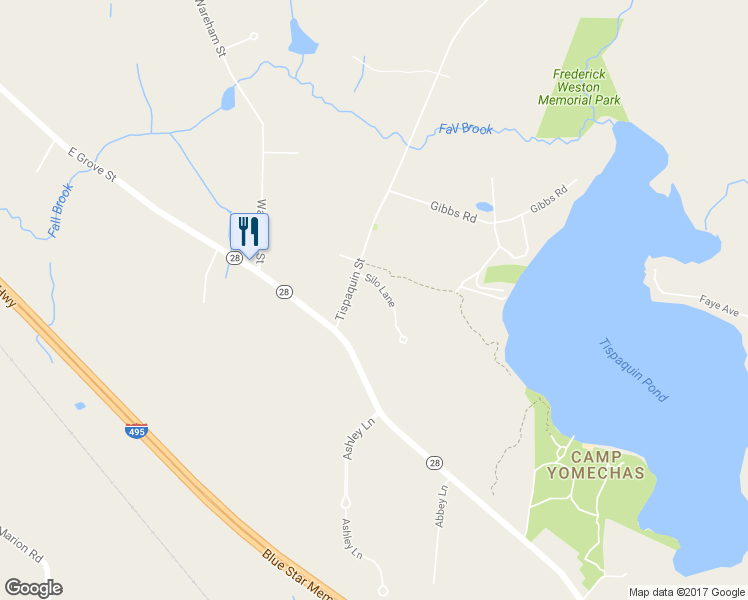 map of restaurants, bars, coffee shops, grocery stores, and more near 15 Silo Lane in Middleborough