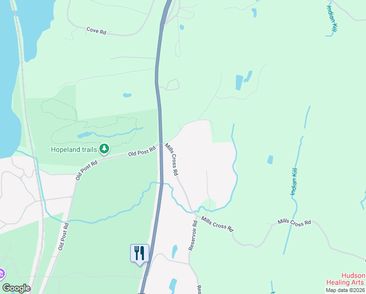 map of restaurants, bars, coffee shops, grocery stores, and more near 4 Chaucer Road in Staatsburg