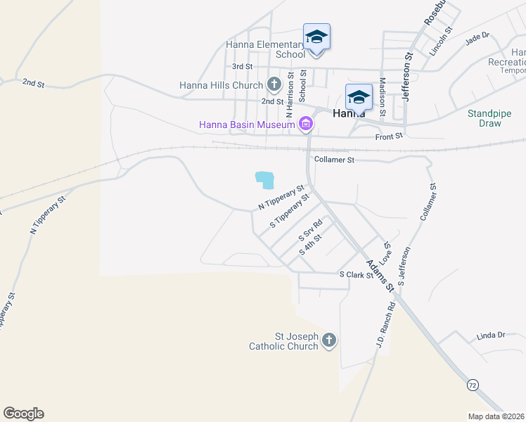 map of restaurants, bars, coffee shops, grocery stores, and more near South Clark Street in Hanna