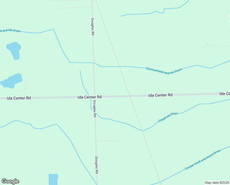 map of restaurants, bars, coffee shops, grocery stores, and more near 12696 Ida Center Road in Ida